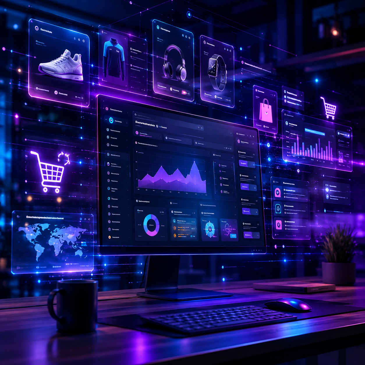 CMS & E-commerce Solutions Hover